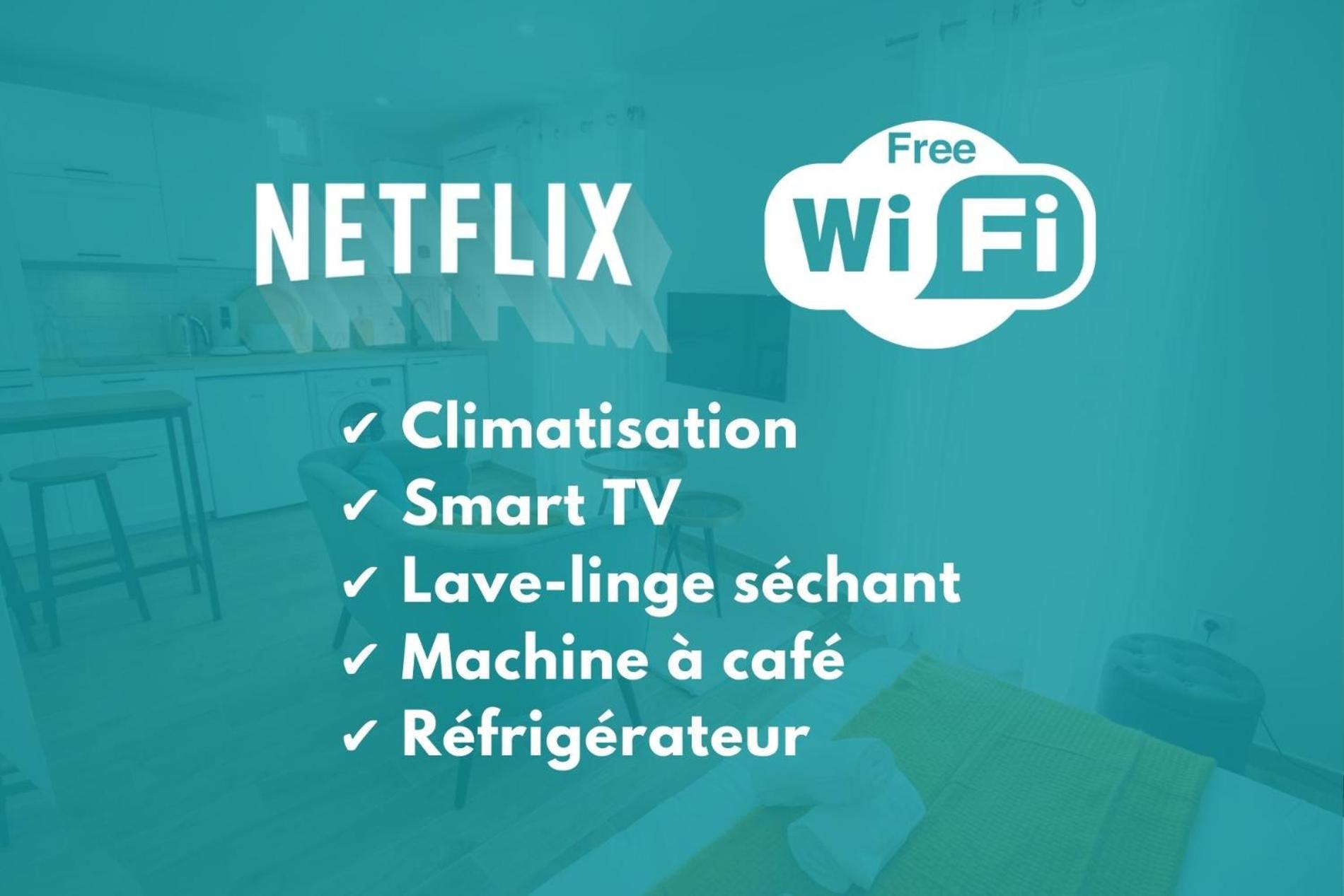 Charmant Studio Climatise 'Alma 1' - Beziers Centre - Wifi Fibre - Netflix Apartment Luaran gambar